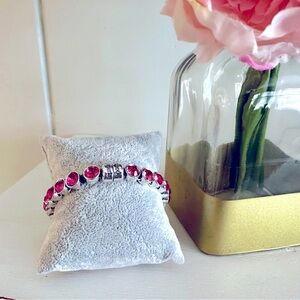 Plunder Pink Crystal Magnetic Bangle Bracelet
New But Not in Original Box
